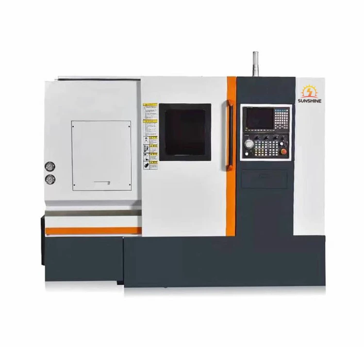 Pelarik Memiringkan CNC Bermesin Ketepatan