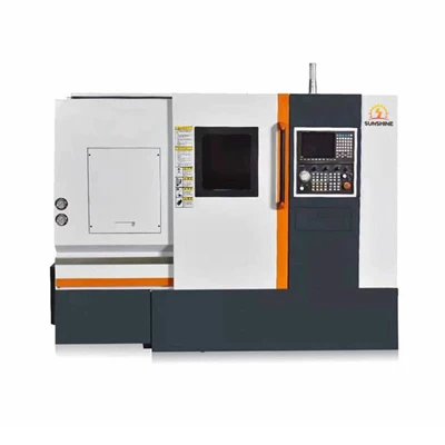 Pelarik Memiringkan CNC Bermesin Ketepatan